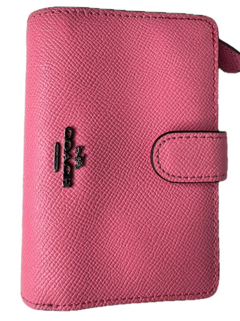 Coach 11484 Pink Lemonade Gunmetal Wallet